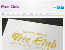 Tablet Screenshot of freeclub.it